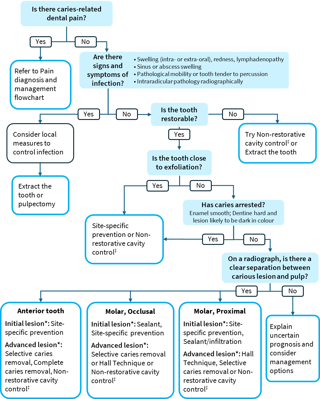 management flowchart