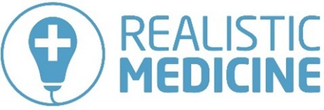 Realistic medicine logo